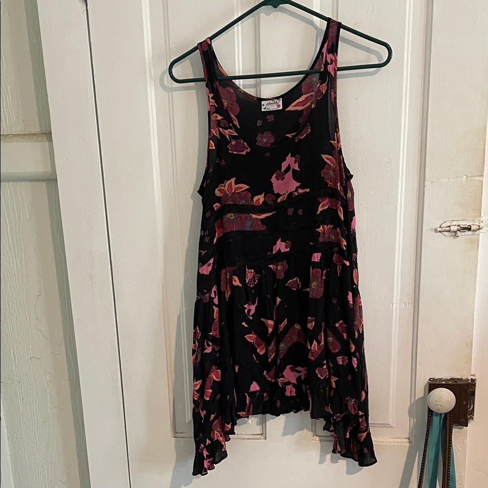 Free People Lace Trapeze Dress